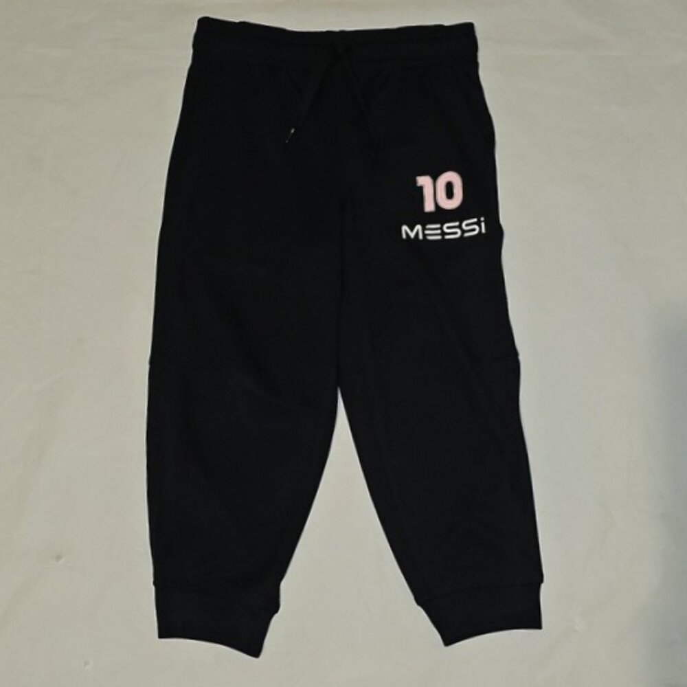 Messi™ Mesh Jogger Pants for Boys XS 5 Black New